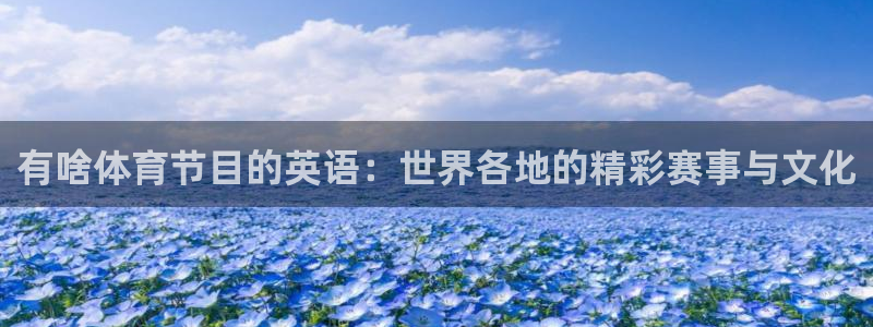 有啥体育节目的英语：世界各地的精彩赛事与文化