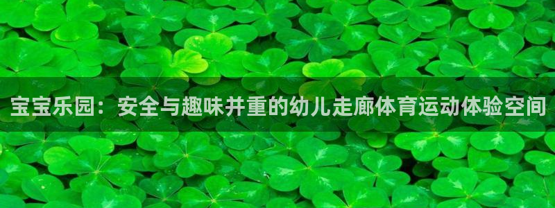 宝宝乐园：安全与趣味并重的幼儿走廊体育运动体验空间