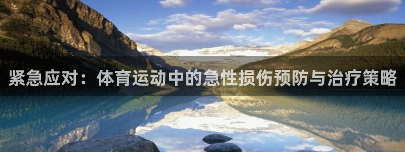 紧急应对：体育运动中的急性损伤预防与治疗策略