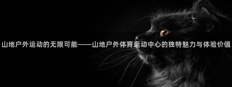 山地户外运动的无限可能——山地户外体育运动中心的独特魅力与体验价值